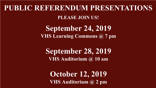 PUBLIC REFERENDUM PRESENTATIONS 
